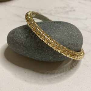 Kendra Scott Gold Filigree Bangle Bracelet